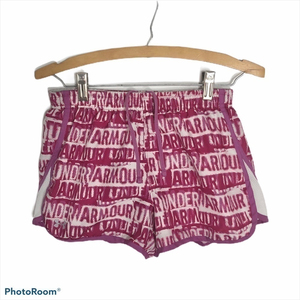 Under Armour Magenta Athletic Shorts Small